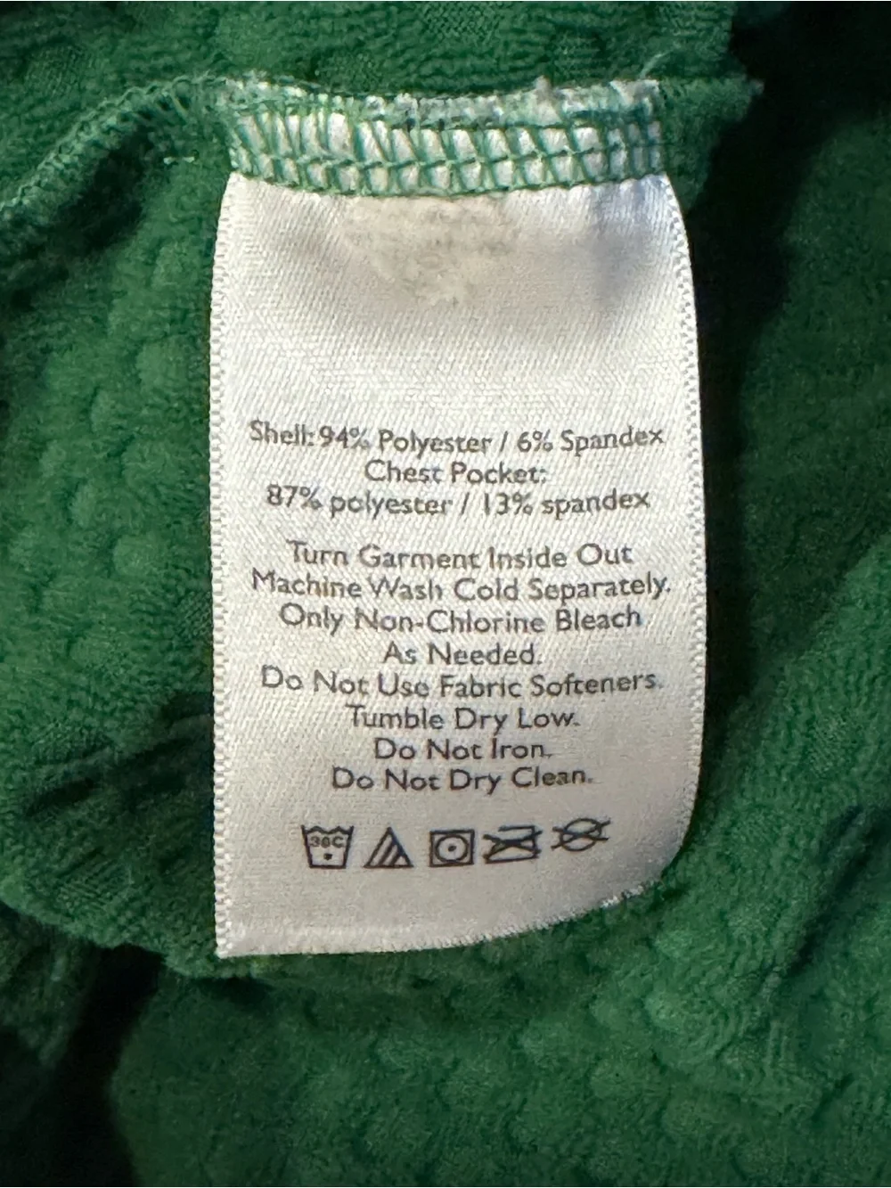 Eddie Bauer Men’s Green FreeHeat Quarter-Zip with Chest Pocket, Size XL